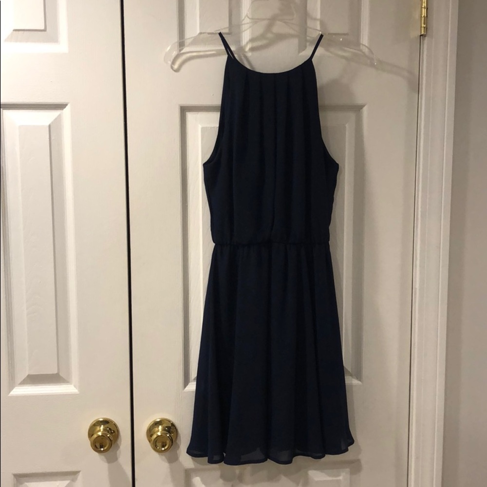 Navy blue dress